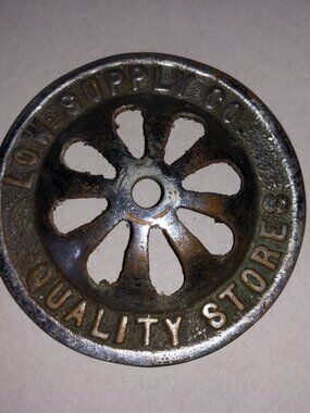 Antique Daisy-pattern Clawfoot Tub Drain Strainer